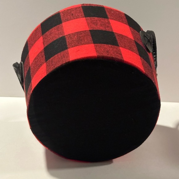 Buffalo Plaid Storage Basket with Handles - Picture 4 of 7